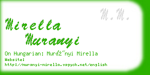 mirella muranyi business card